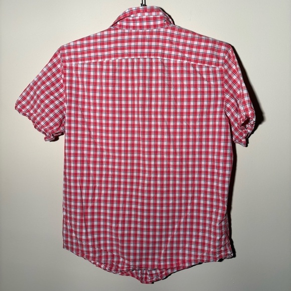 Banana Republic Soft Wash Stand Fit Short Sleeve Button Down - Picture 6 of 6